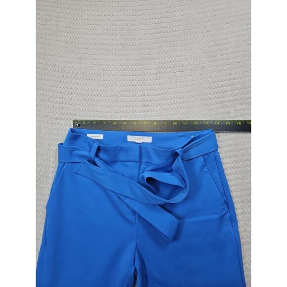 Loft Pants Womens 2 The Devin Slim Blue Dress Pants - Picture 3 of 9